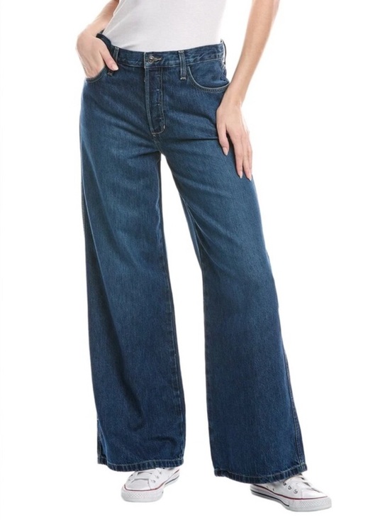 Favorite Daughter Denim - FAVORITE DAUGHTER The Ollie Ultimate Baggy Wide Leg - Kent